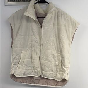 Avalanche Off-White Quilted Vest